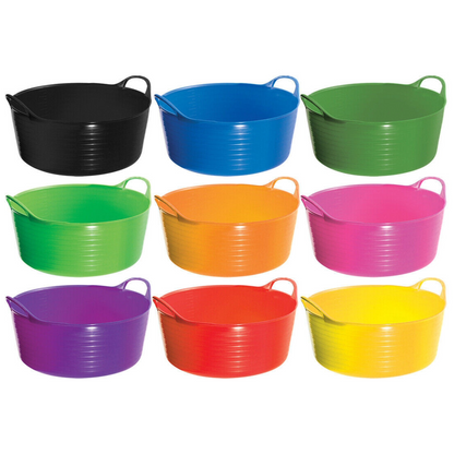 Perry Equestrian FLEXI FILL SHALLOW TUBS / TRUGS 15 Litre Capacity