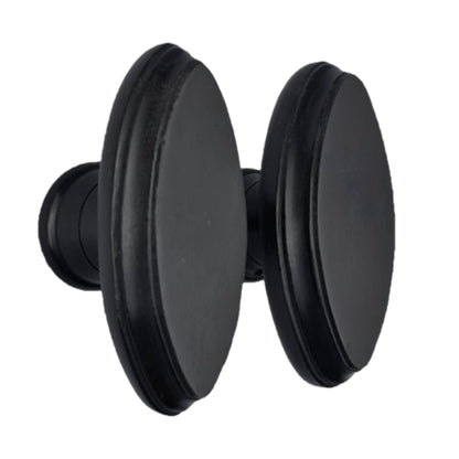 Marketplace JPG companion for Black Wooden Mortice Door Knob Set, Oval Door Handles