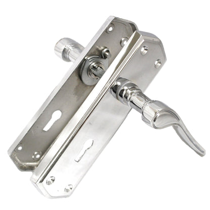 Poignées de porte à levier Stellar avec serrure interne - Chrome 170 mm x 50 mm