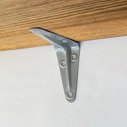 London Shelf Brackets Grey - Pack of 10