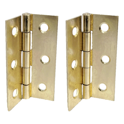 Marketplace JPG companion for 3" (75mm) Butt Hinges - Brass Plate Door Hinges - Multi Pack - 2"
