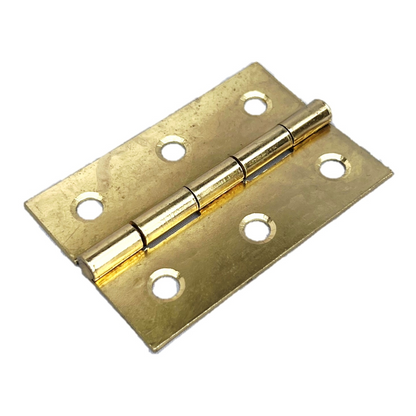 CHARNIÈRES À BOUT 75 mm (3 po) - Charnières de porte plaquées laiton - tailles de paquets multiples