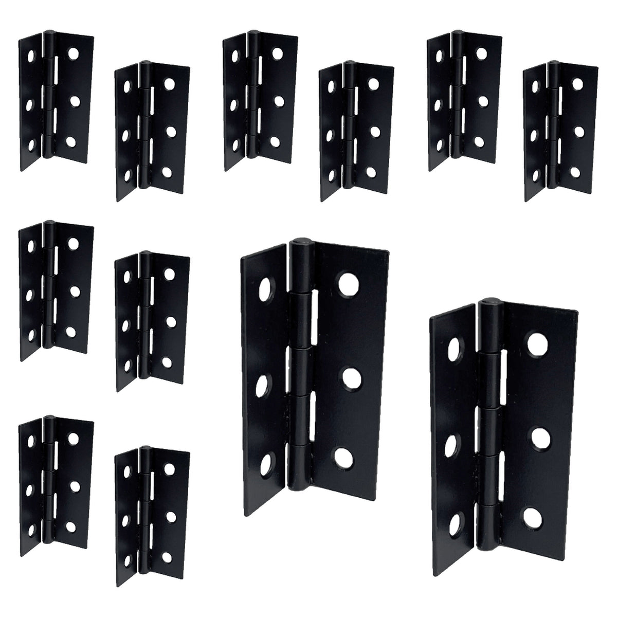 Marketplace JPG companion for 3" (75mm) Butt Hinges - Matt Black Door Hinges - Multi Pack - 2"