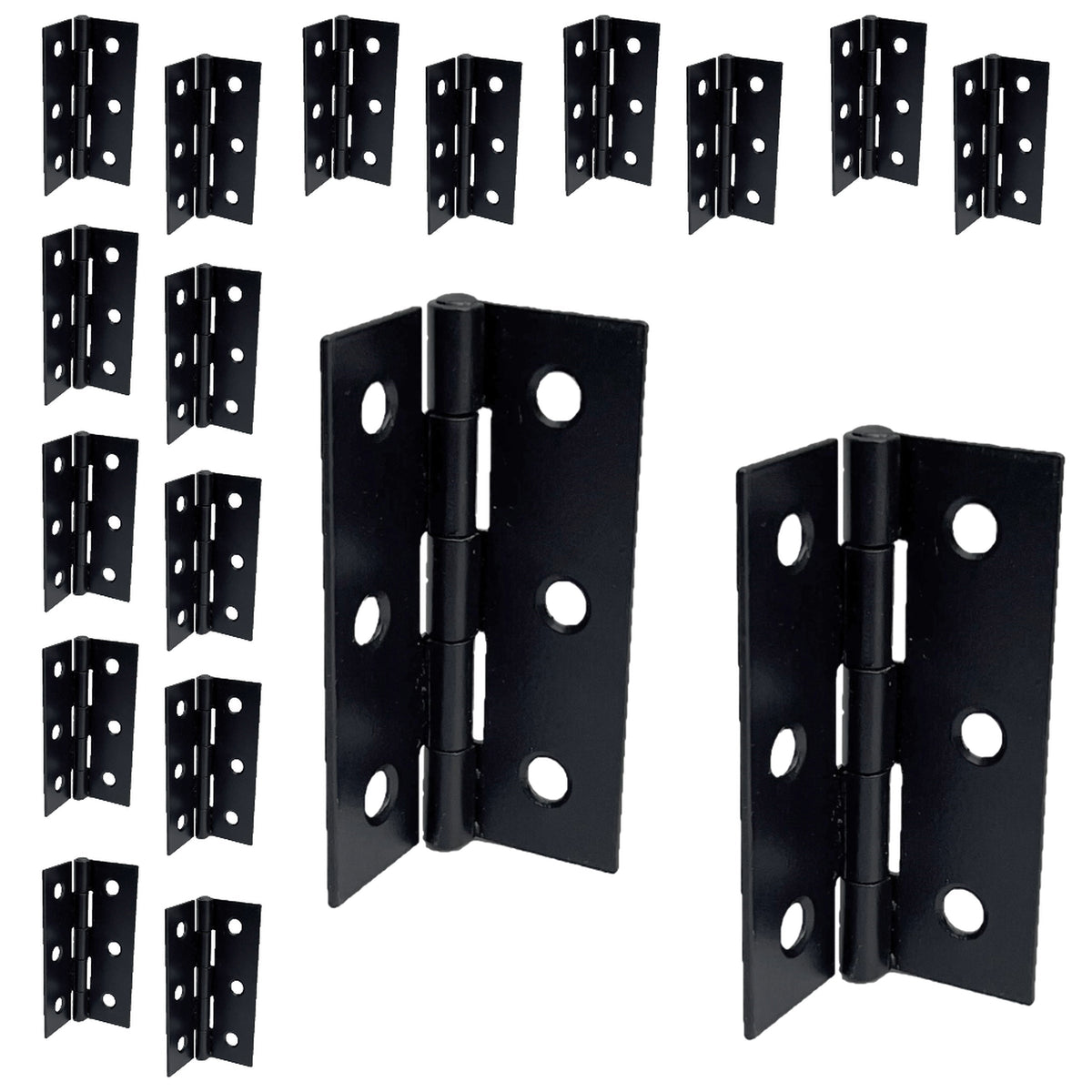 Marketplace JPG companion for 3" (75mm) Butt Hinges - Matt Black Door Hinges - Multi Pack - 2"