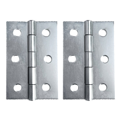 Marketplace JPG companion for 3" (75mm) Butt Hinges - Nickel Plate Door Hinges - Multi Pack - 2"