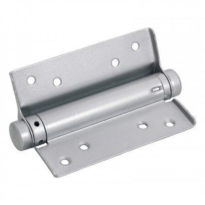 Charnières de porte à ressort + ferrures à simple action 75 100 125 mm, porte de cuisine laquée argent