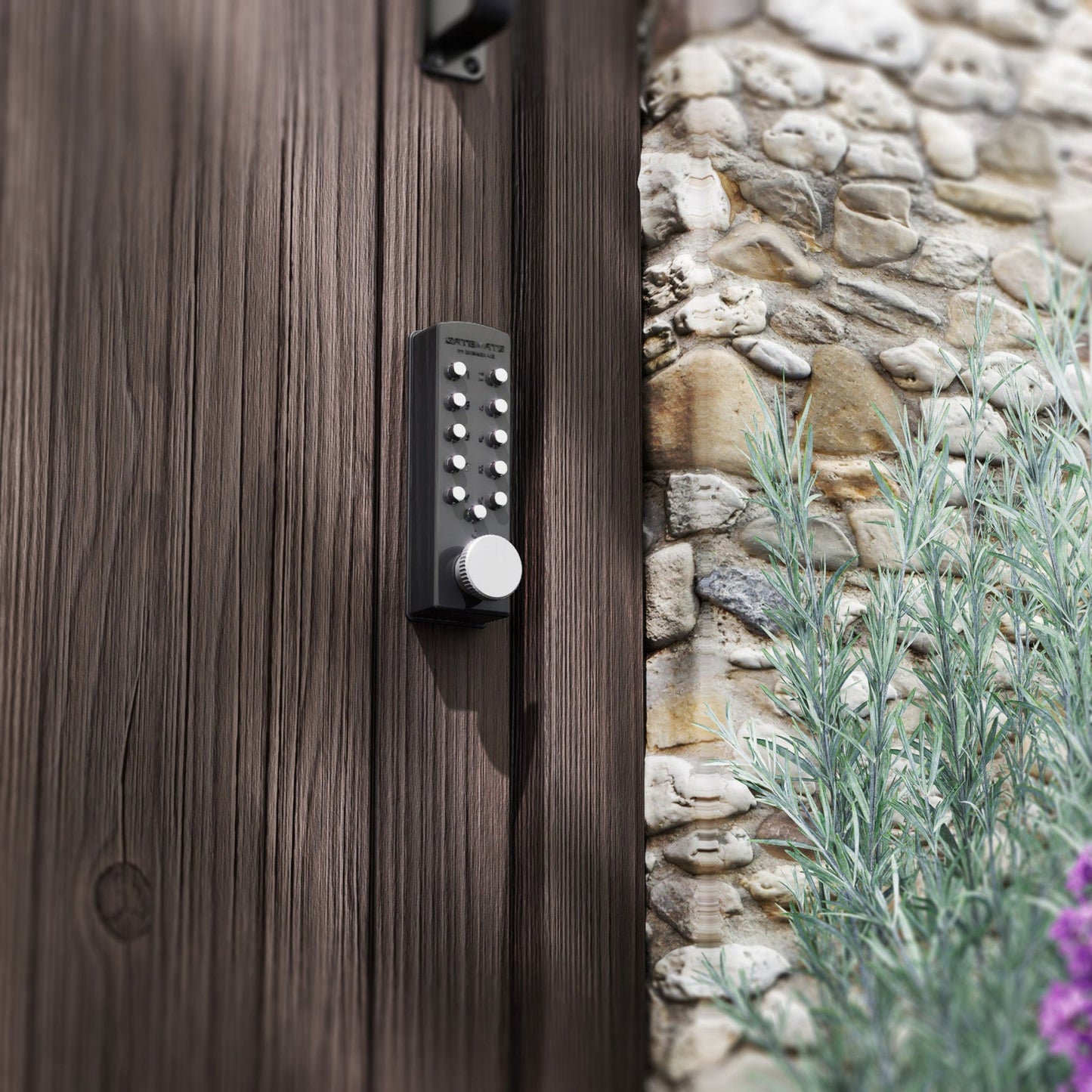 Digital Long Throw Gate Lock, Keyless Single-Locking Security 65mm