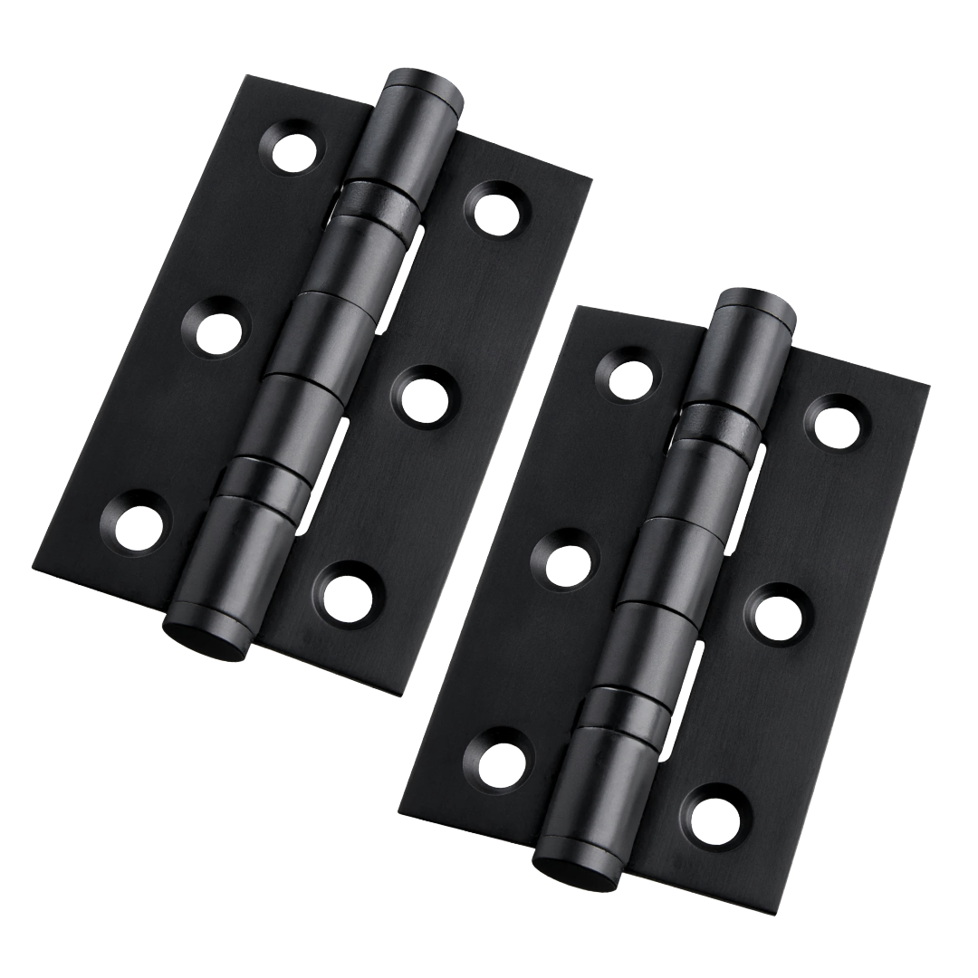 Charnières de porte nickelées de 75 mm (3 po) - Pack multiple
