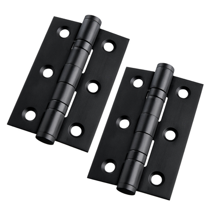 Charnières de porte nickelées de 75 mm (3 po) - Pack multiple