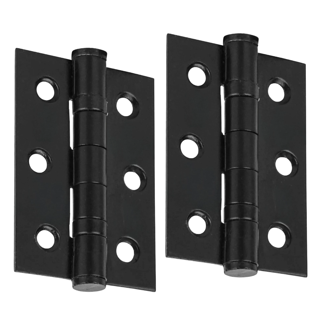 Charnières de porte nickelées de 75 mm (3 po) - Pack multiple
