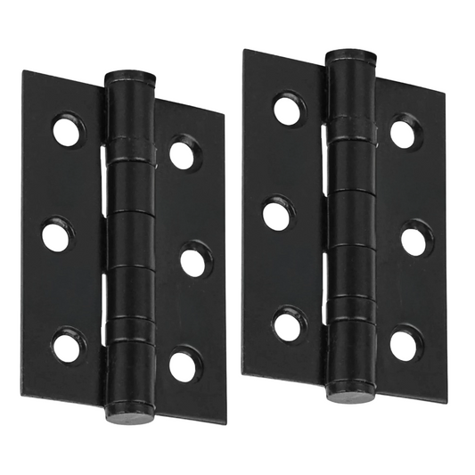 Charnières de porte nickelées de 75 mm (3 po) - Pack multiple