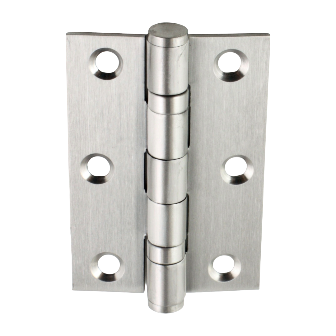 Charnières de porte nickelées de 75 mm (3 po) - Pack multiple