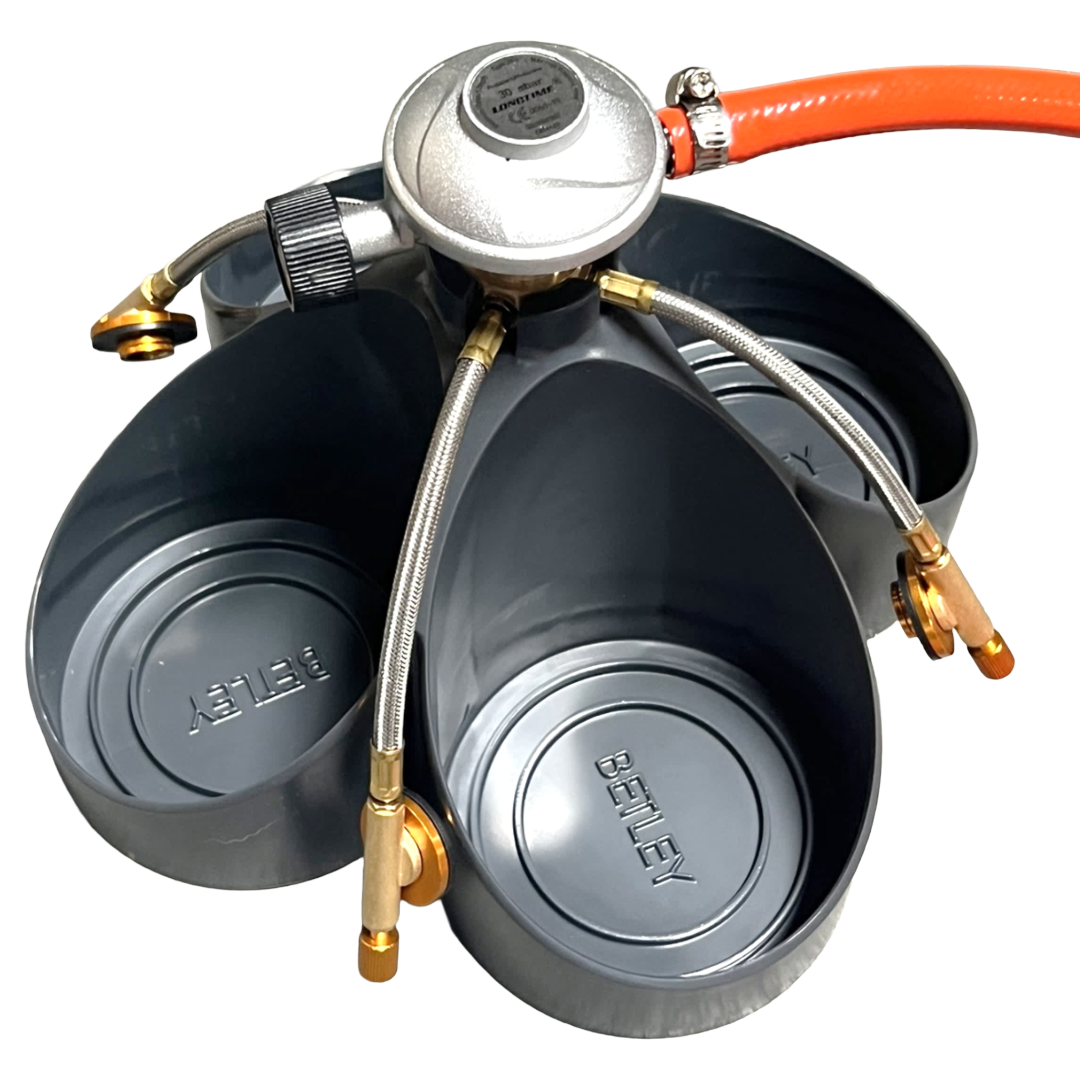 4 Canister Fuel Pack - Portable Multi-Gas Power System for Camping Outdoor BBQ