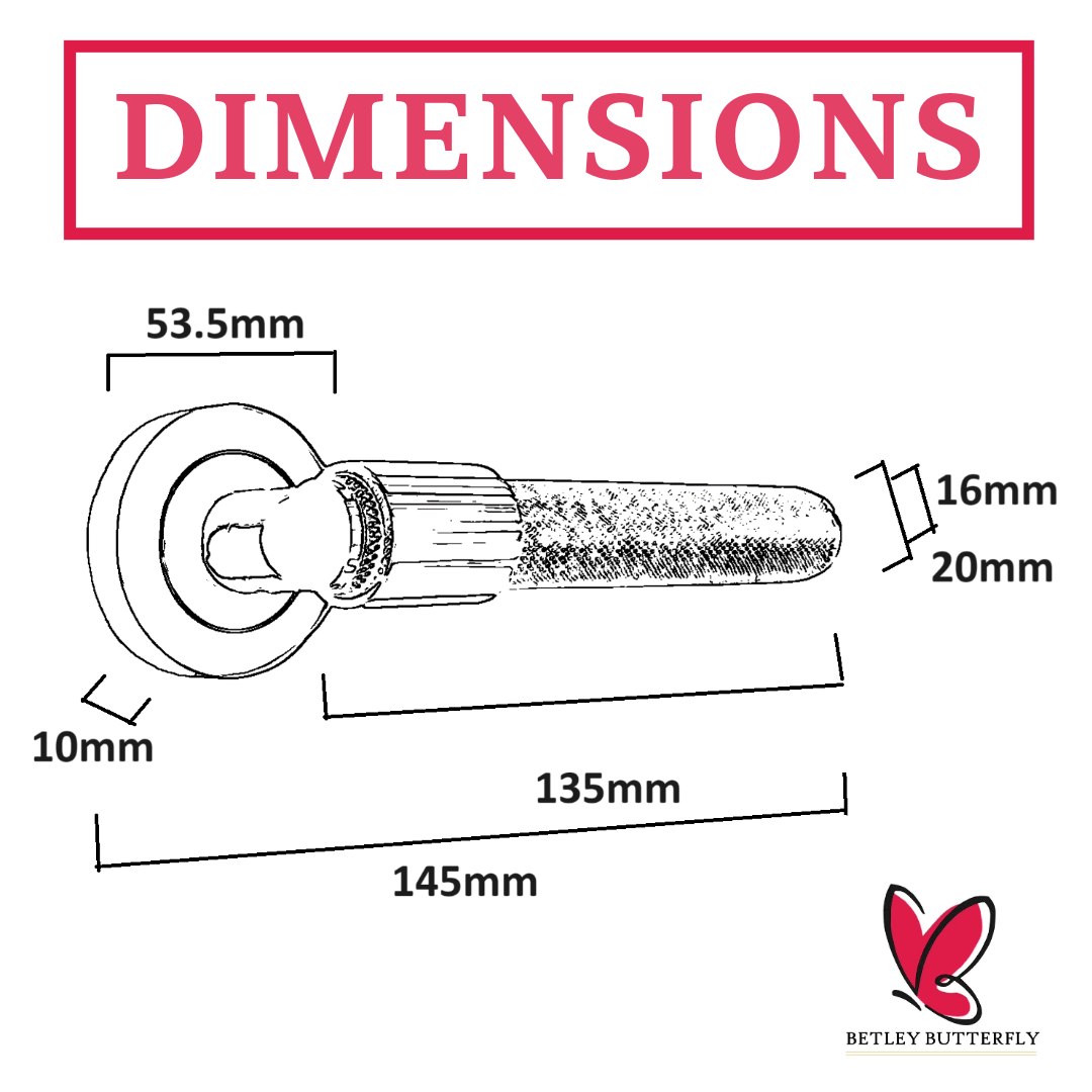 Knurled Door Handles Polished Brass Loop & Neck Lever on Rose Key Lock Set