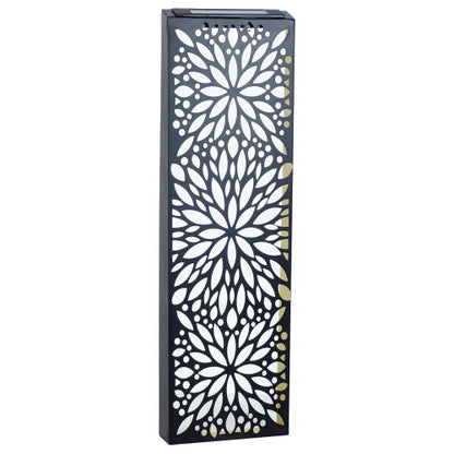 Metal Abstract Flower Solar Wall Panel Small/Large