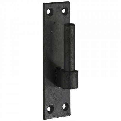 2 crochets de portail robustes pour supports de charnière de portail à bande, goupille de 16 mm, noir