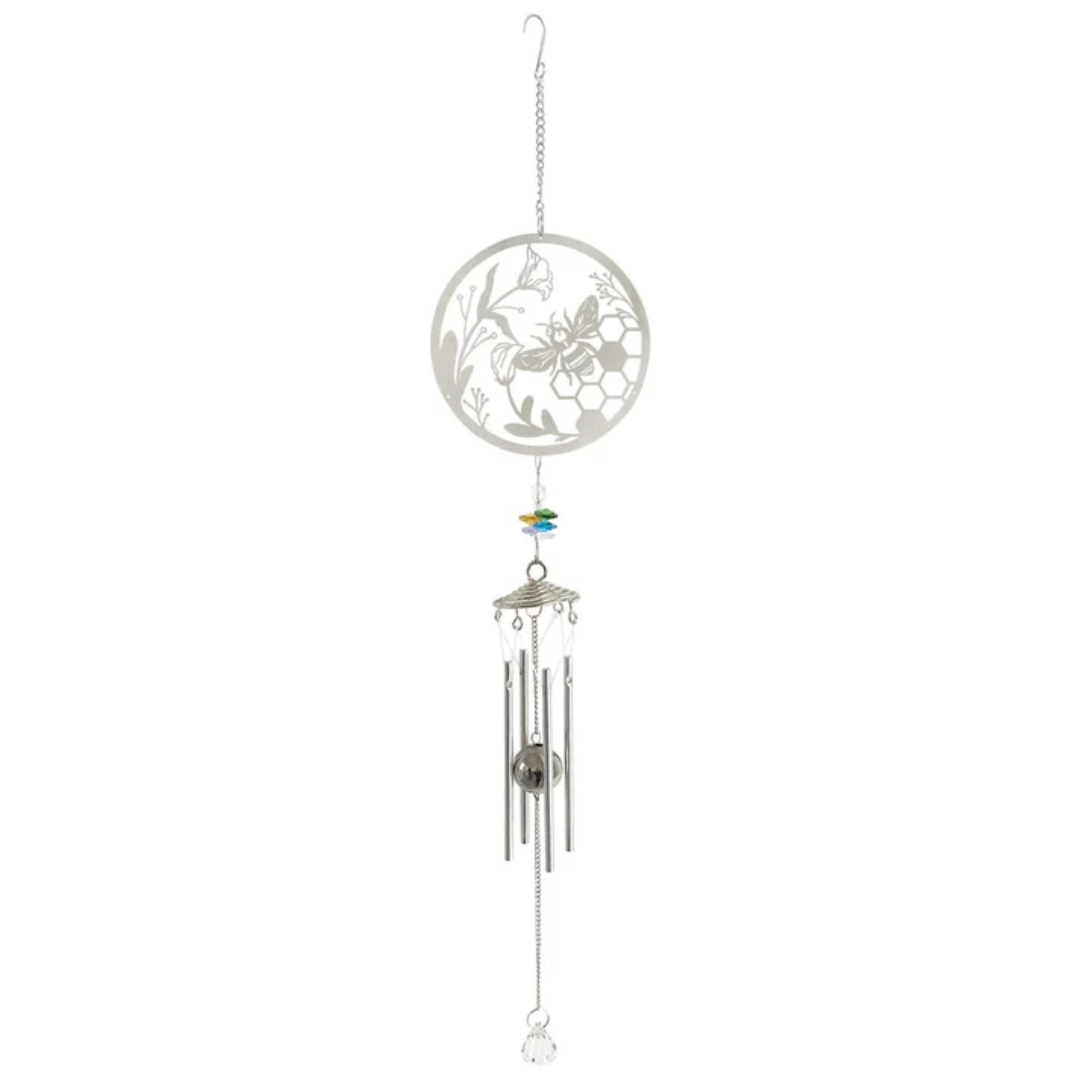 Stainless Steel Hanging Wind Chime - 55cm Outdoor Metal Garden Chime Patio Decor