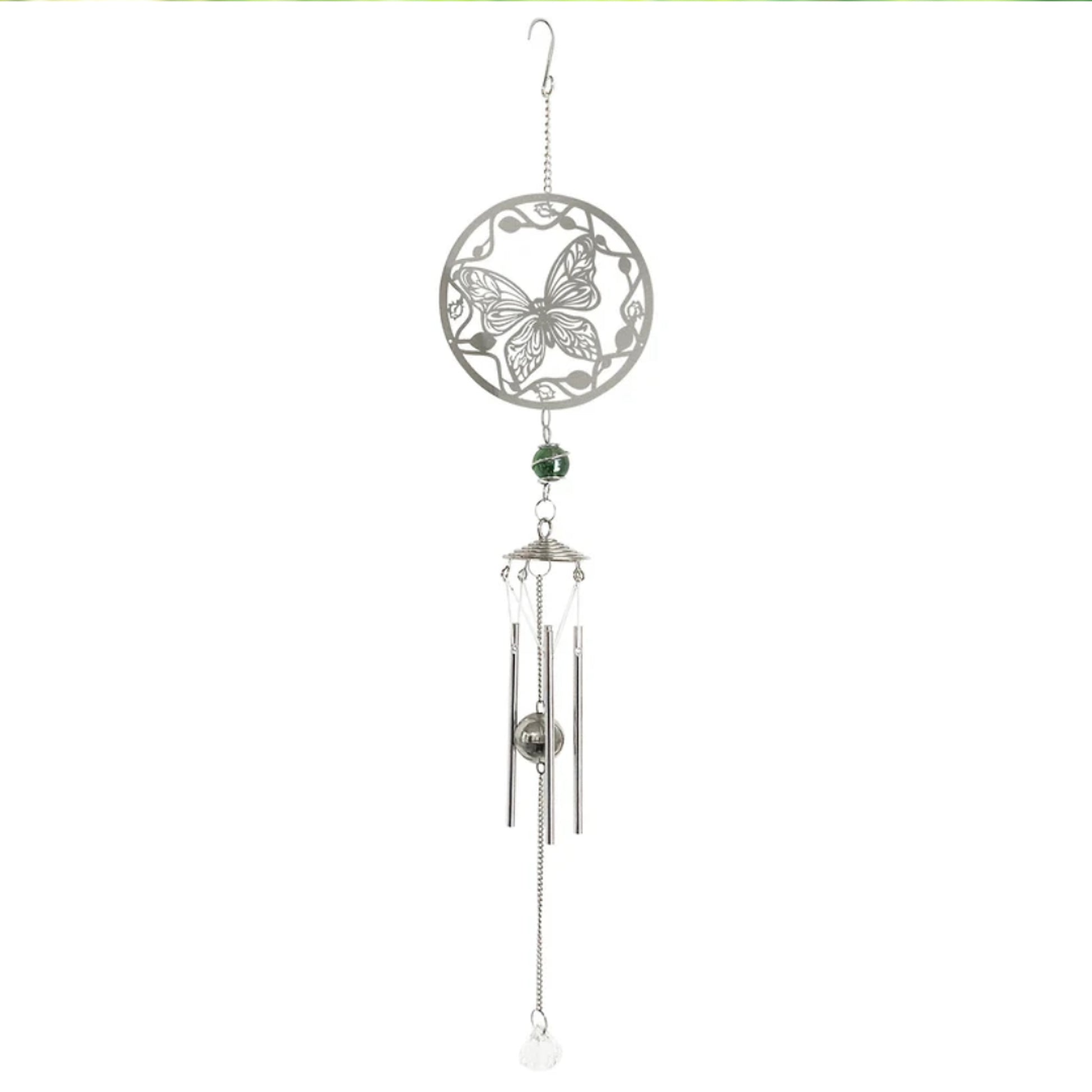 Tesco JPG version for Stainless Steel Hanging Wind Chime - 55cm Outdoor Metal Garden Chime Patio Decor