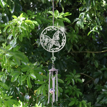 Tesco JPG version for Stainless Steel Hanging Wind Chime - 55cm Outdoor Metal Garden Chime Patio Decor
