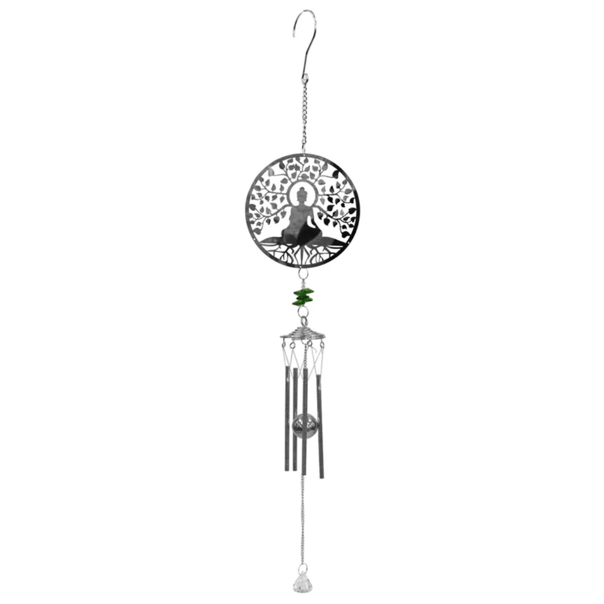 Tesco JPG version for Stainless Steel Hanging Wind Chime - 55cm Outdoor Metal Garden Chime Patio Decor