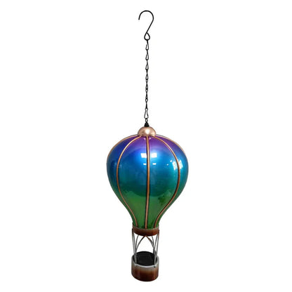 Aurora Solar Hot Air Balloon - Outdoor Hanging LED Light for Garden, Patio & Porch Décor