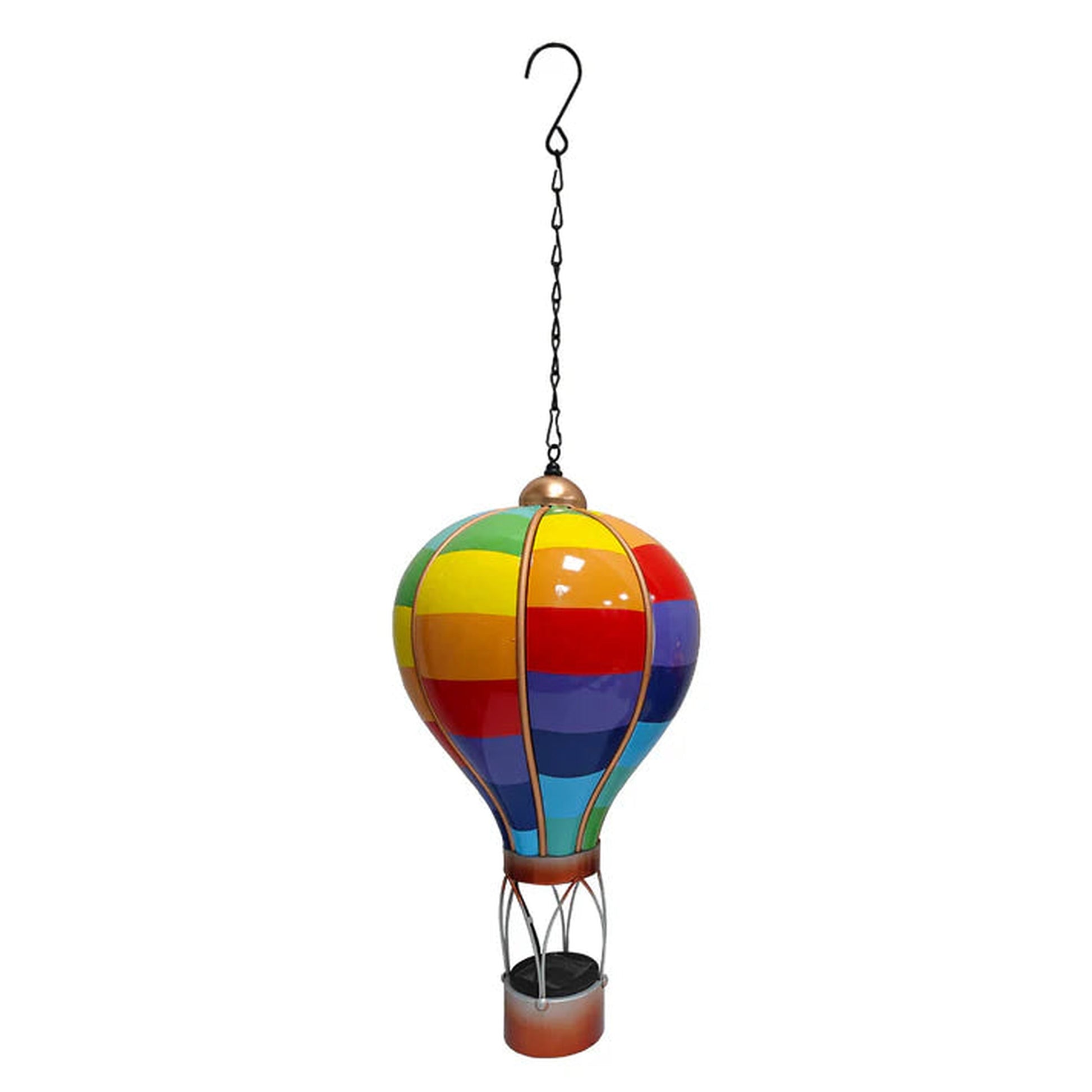 Spectrum Solar Hot Air Balloon - Outdoor Hanging LED Light for Garden, Patio & Porch Décor
