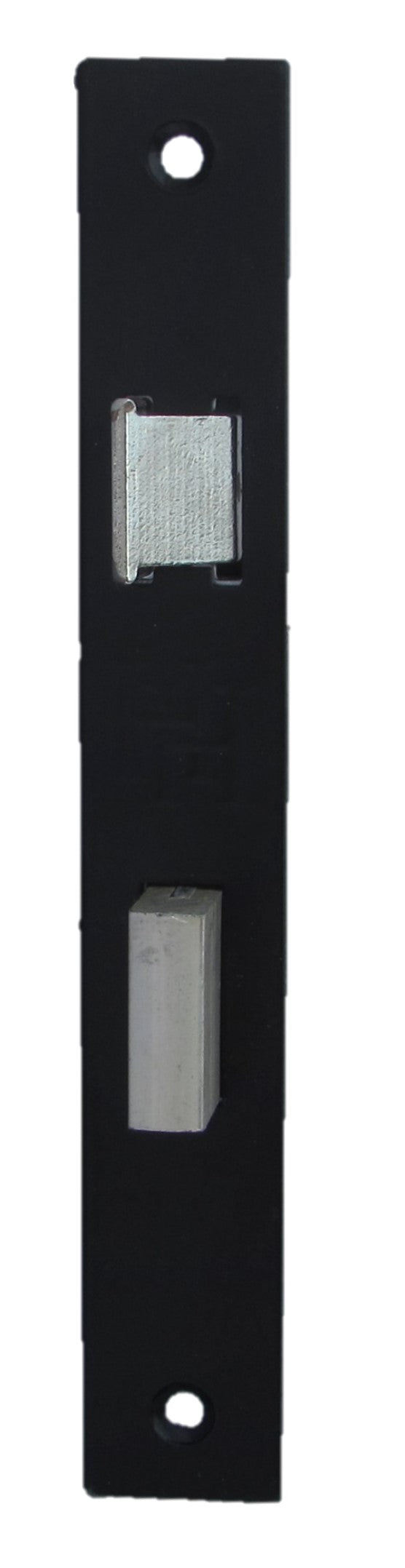 Serrure à mortaise pour salle de bain, noir mat, verrou à guillotine, 7,6 cm (3 po), 76 mm, verrou traversant, porte de bain réversible