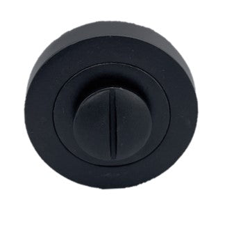Bathroom / WC Door THUMB TURN & Release Matt Black