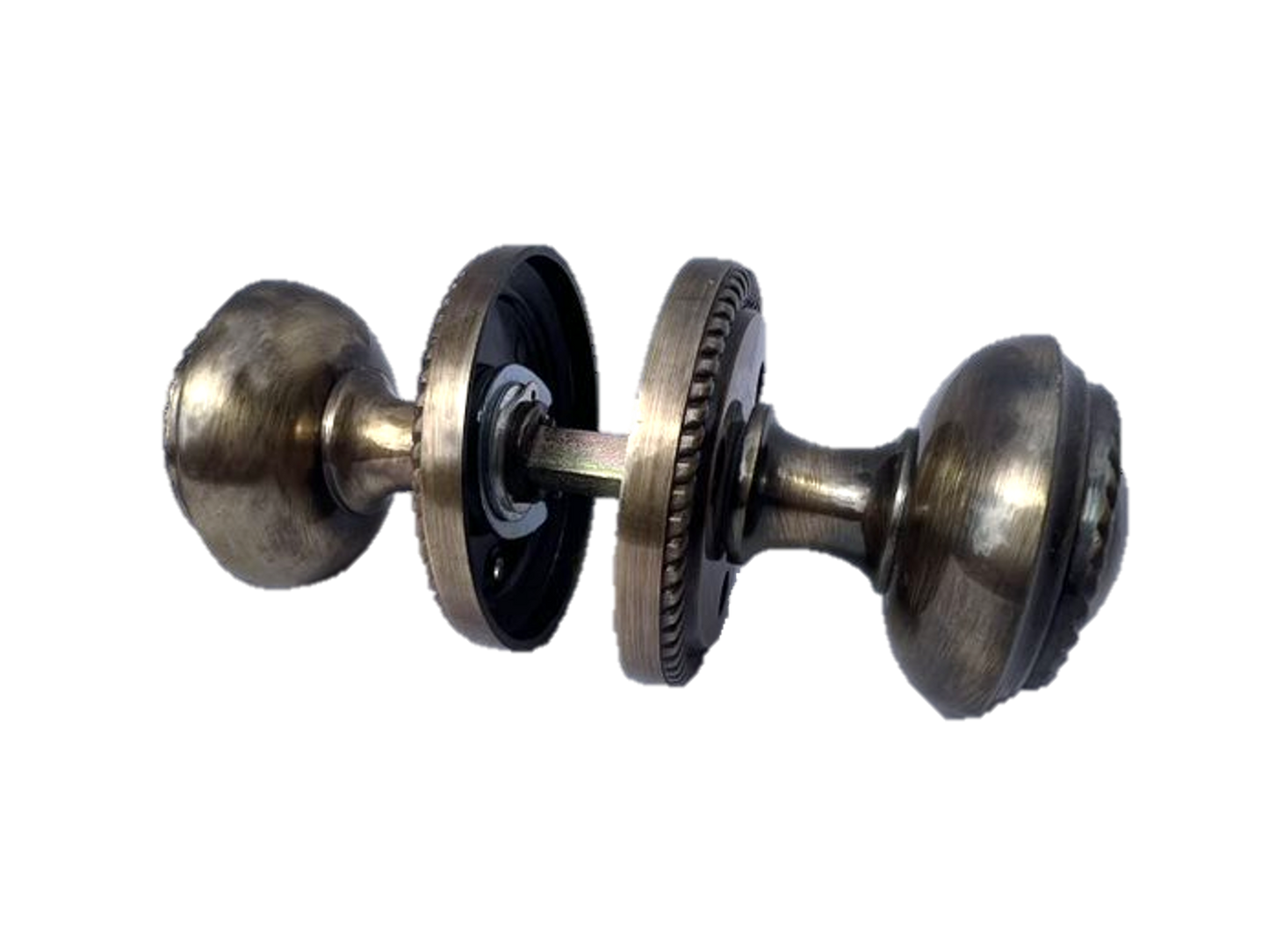 Door Knobs Georgian Rope Antique Interior Mortice 63mm Diameter Rose