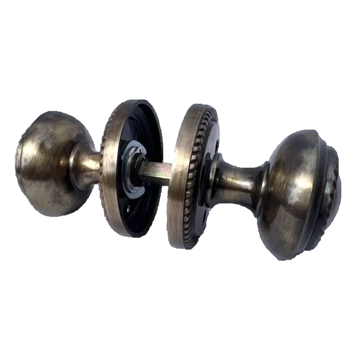 Marketplace JPG companion for Door Knobs Round Georgian Roped Mortice Knob - Antique 62mm