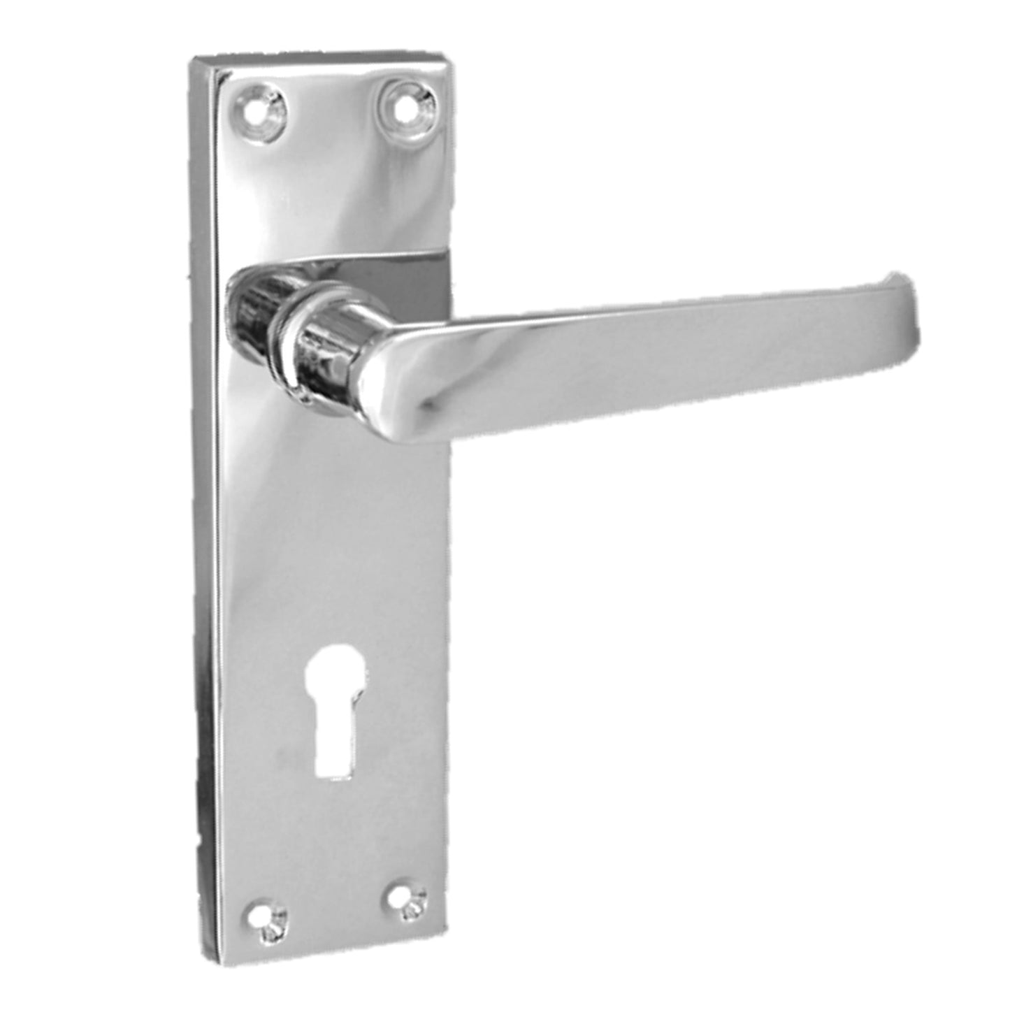 Marketplace JPG companion for Door Handles Straight Lever Lock Keys Hinge Set - Chrome 150 X 40mm - 3"