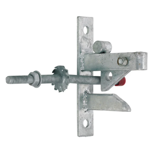 Self Locking Auto Gate Catch Galvanised Steel Gate Latch with Straight Striker