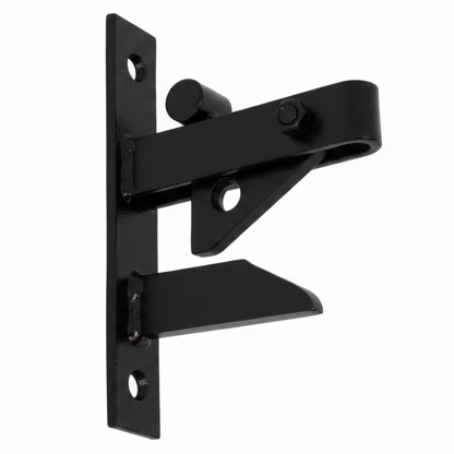 Black Self-Locking Gate Catch Automatic Closing Latch