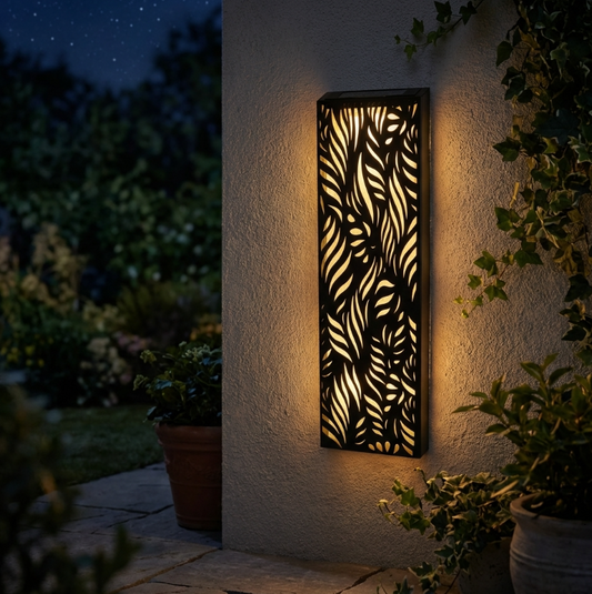 Metal Leaf Solar Wall Panel Small/Large