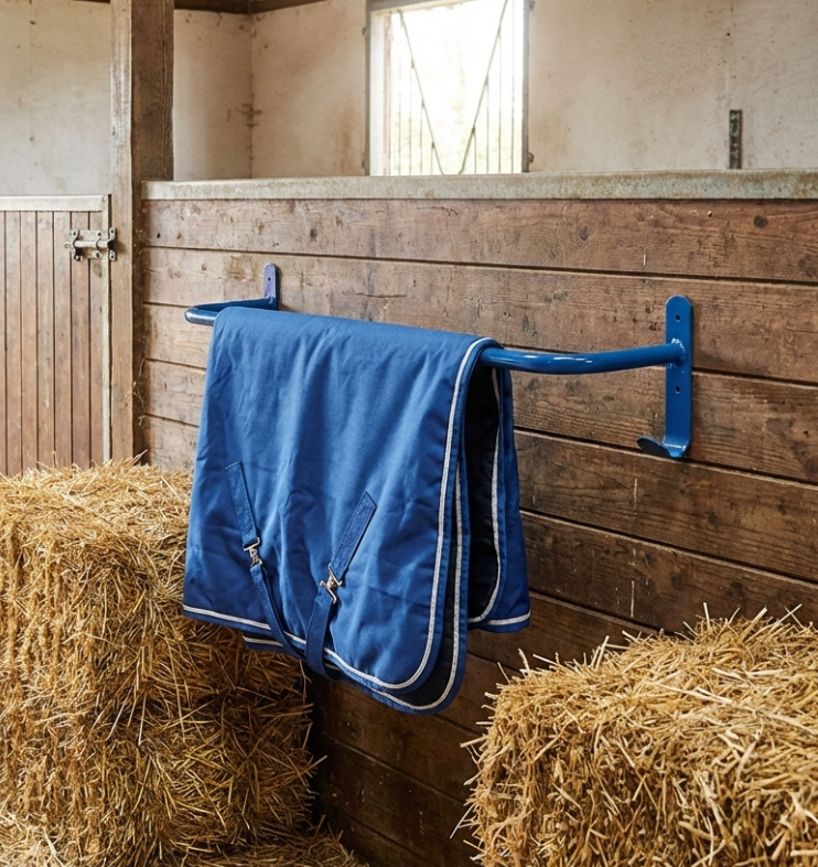 Rail de tapis équestre Perry pour écurie, cour, sellerie, accessoires, couleurs