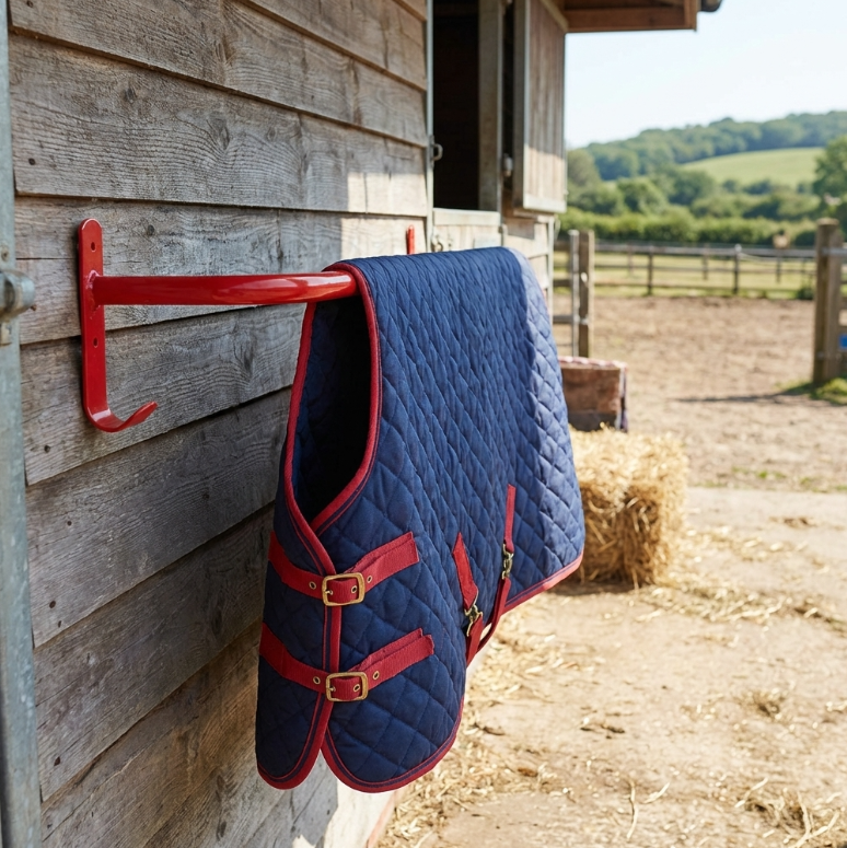 Rail de tapis équestre Perry pour écurie, cour, sellerie, accessoires, couleurs