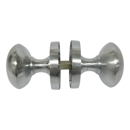 Lot de 1/4/6 paires de boutons de porte à ressort style victorien, satinés