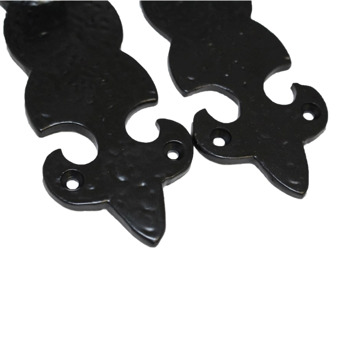 Marketplace JPG companion for Antique Fleur De Lys Black Door Handle Latch Lock Bathroom Handles