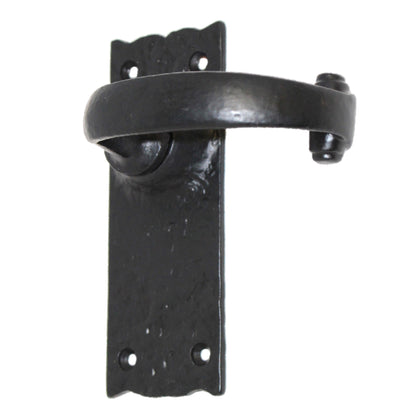 Marketplace JPG companion for Antique Black Cast Iron Door Handles Latch Lock Bathroom Vintage Cottage Country Handles