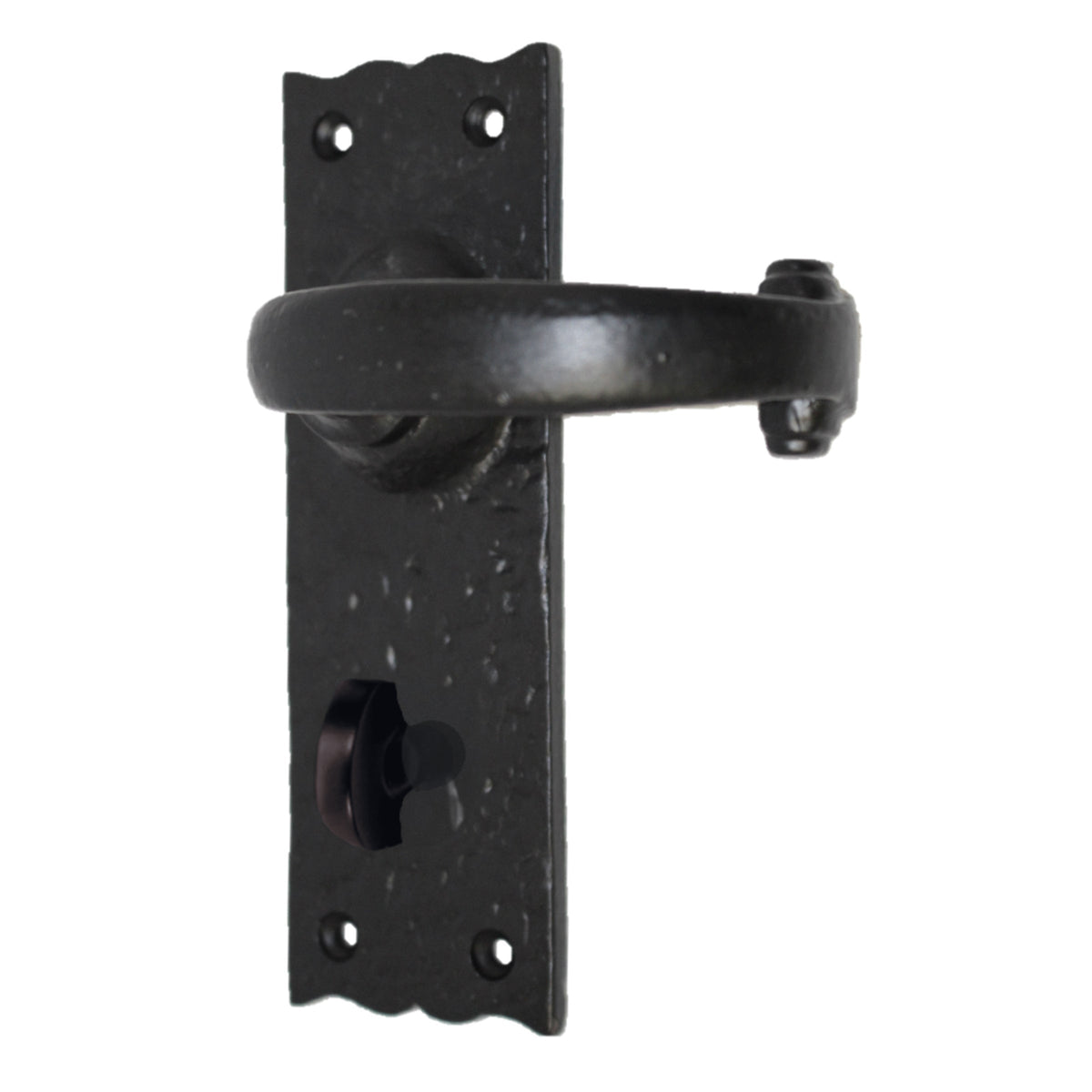 Marketplace JPG companion for Antique Black Cast Iron Door Handles Latch Lock Bathroom Vintage Cottage Country Handles