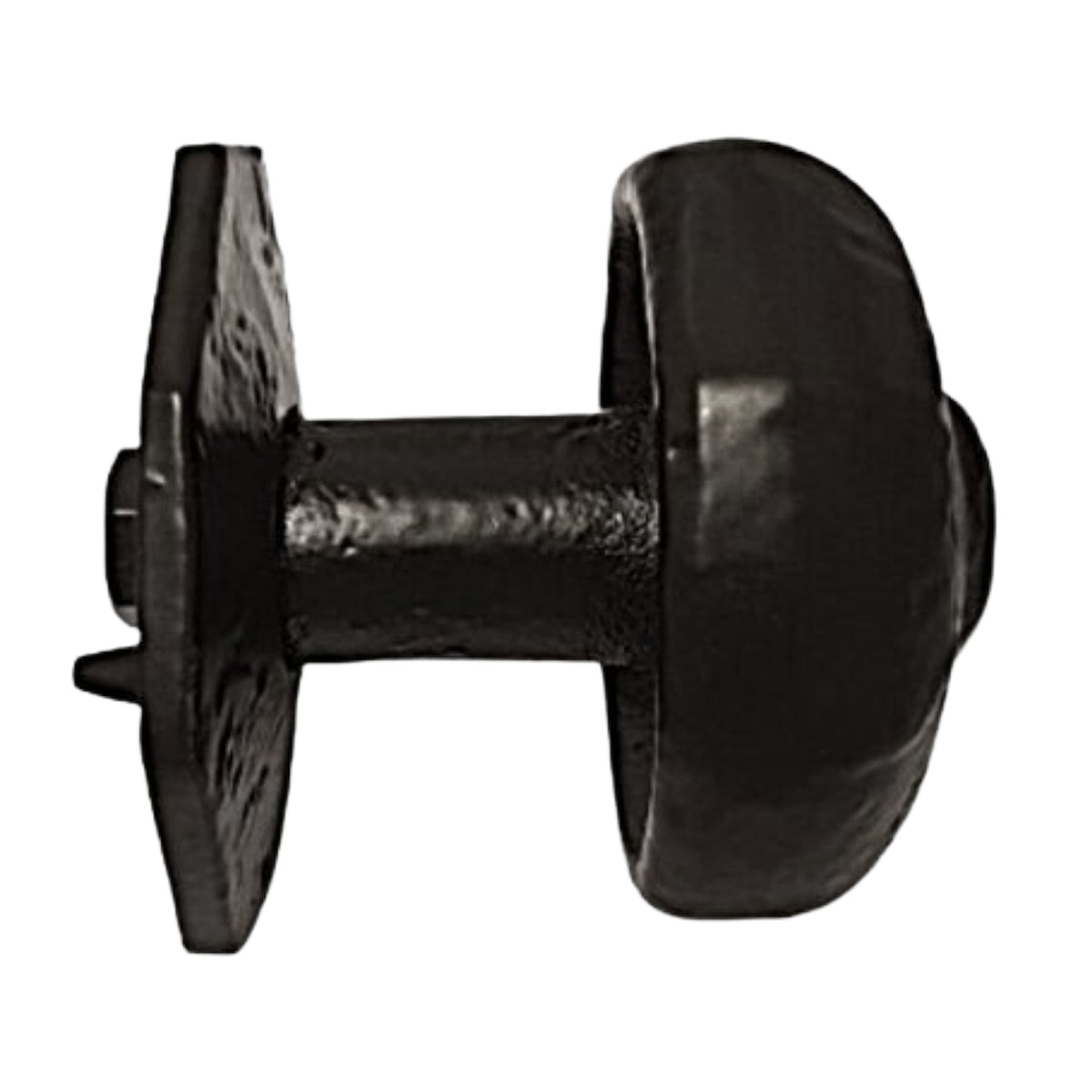 Marketplace JPG companion for Premium Black Antique Cast Iron Octagonal Centre Door Knob Pull, Heavy Duty Traditional Door Handle - 63mm