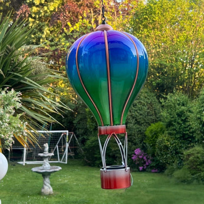 Marketplace JPG companion for Aurora Solar Hot Air Balloon - Outdoor Hanging LED Light for Garden, Patio & Porch Décor