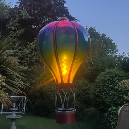 Tesco JPG version for Aurora Solar Hot Air Balloon - Outdoor Hanging LED Light for Garden, Patio & Porch Décor