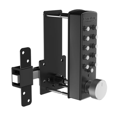 Digital Long Throw Gate Lock, Keyless Single-Locking Security 65mm