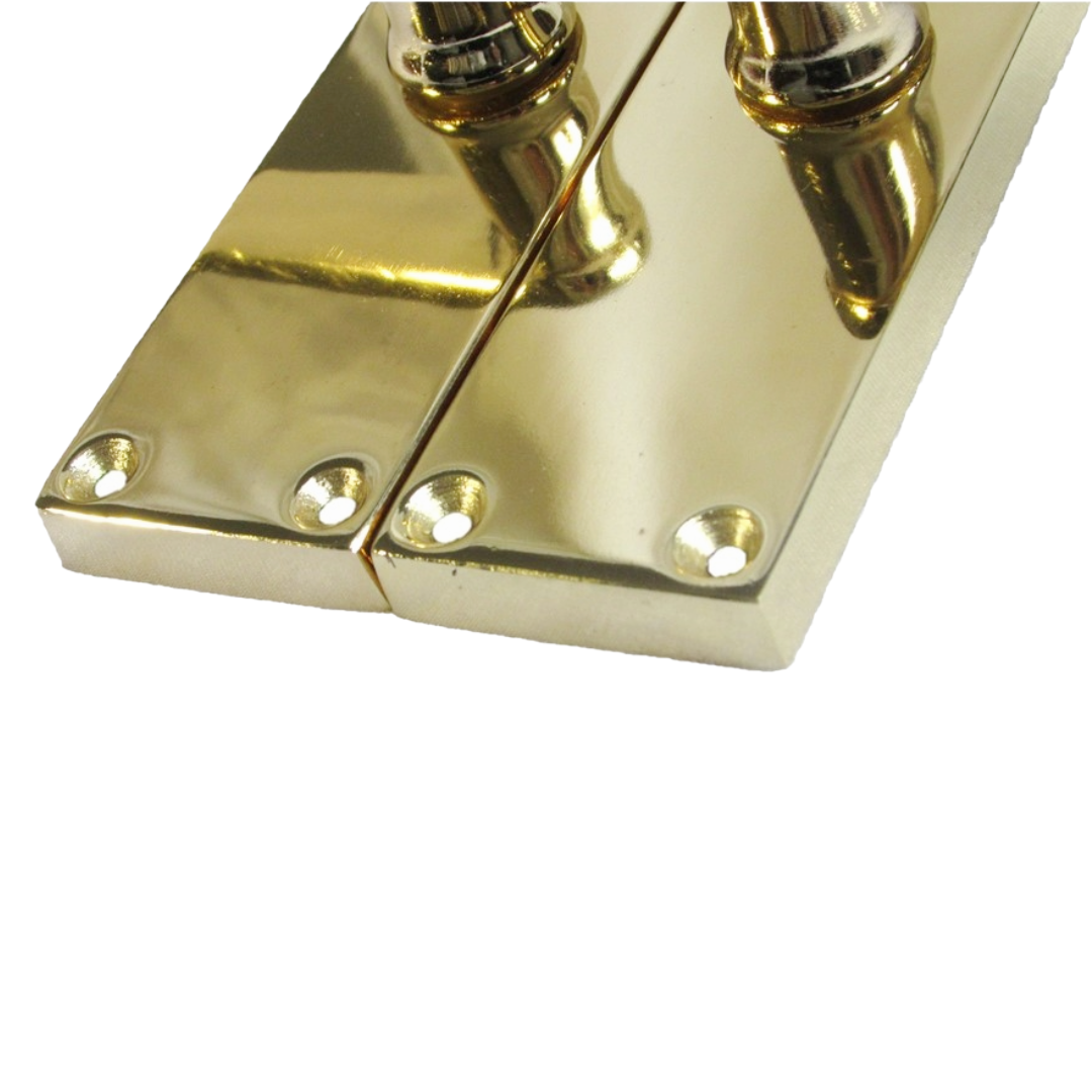 MULTIPACK Door Handles Victorian Straight Lever Latch - Brass 1/4/6 Pairs