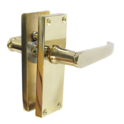 MULTIPACK Door Handles Victorian Straight Lever Latch - Brass 1/4/6 Pairs