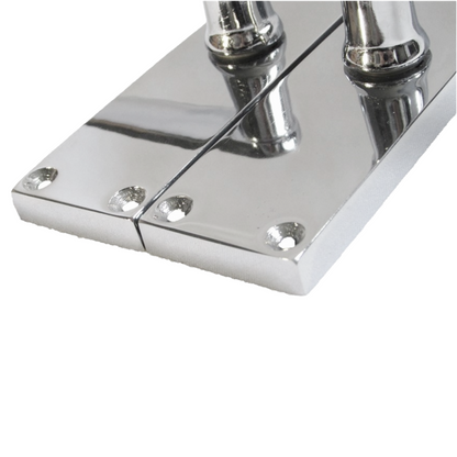 Door Handles Victorian Straight Lever Latch - Chrome 120 x 40mm