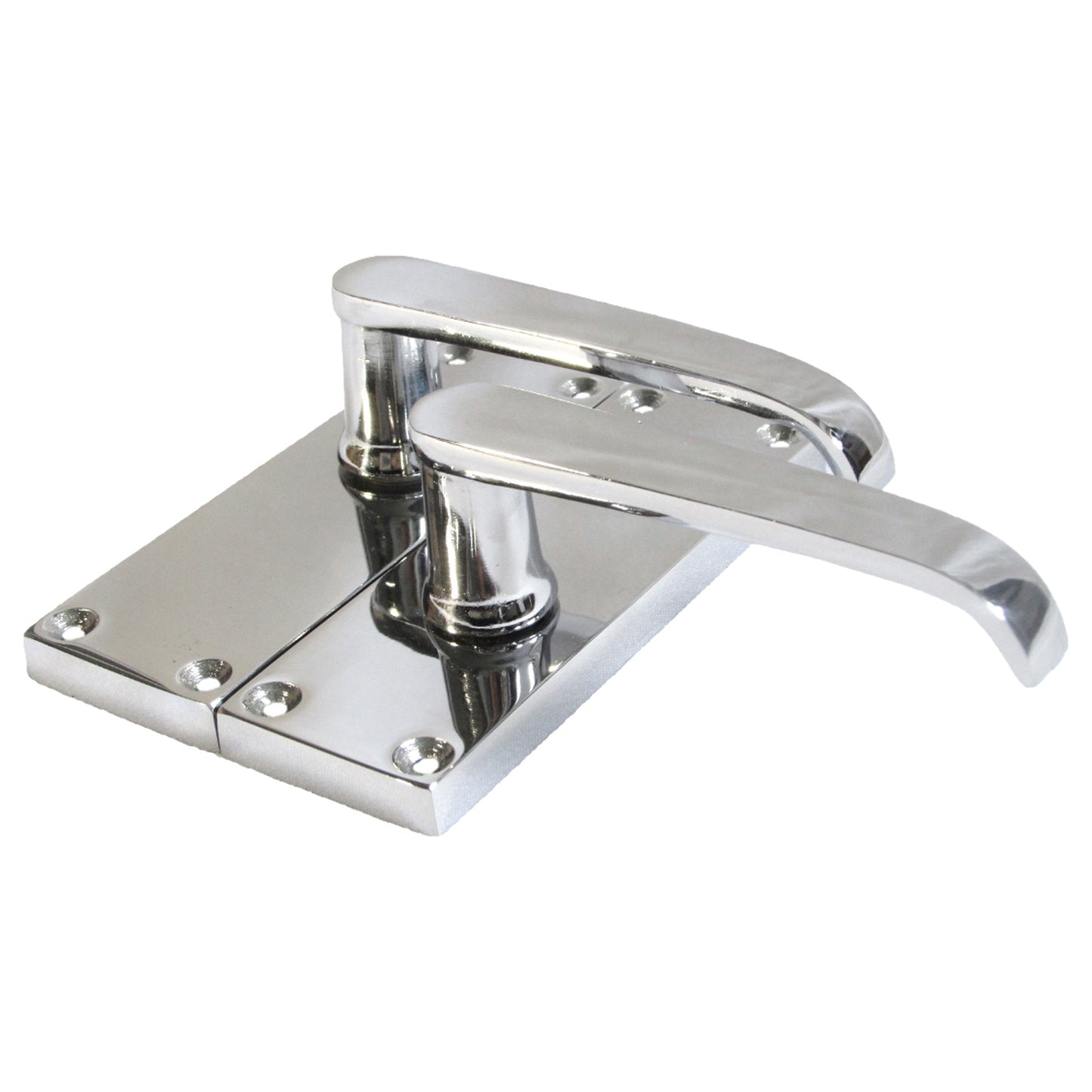 Marketplace JPG companion for Door Handles Victorian Straight Lever Latch - Chrome 120 X 40mm - 113mm X 42mm