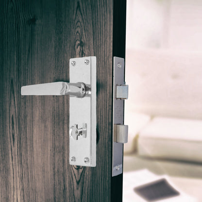 Marketplace JPG companion for Bathroom Door Handle Set - Chrome Straight Lever Victorian Handles - 3"