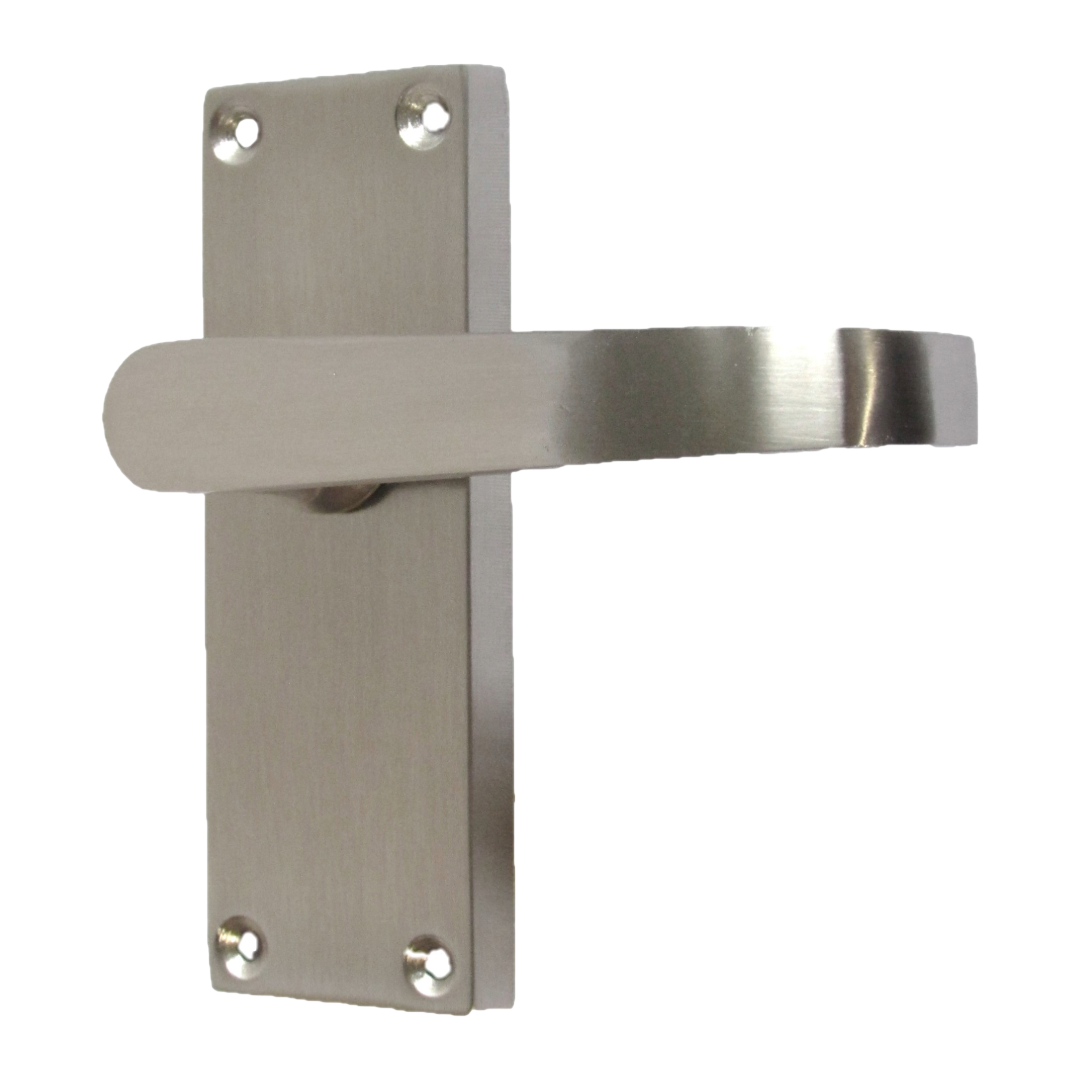 Door Handles Victorian Straight Lever Latch - Satin 120 x 40mm